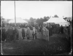 Scene at the tangi of Makere Wikitoria Taitoko at Putiki - Photograph taken by Frank James Denton