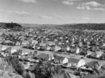 View looking from Taita Cemetery across the suburb of Naenae, Lower Hutt