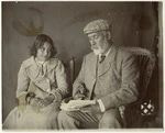 Major H P Tunuiarangi and his daughter Inuwai
