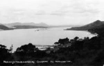 View up harbour from Southern Hokianga Head, overlooking Omapere