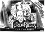 Evans, Malcolm, 1945- :The Lord of the Rules. The Two Hulls. New Zealand Herald, 19 December, 2002.