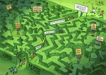 Covid Maze