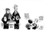 Evans, Malcolm 1945- :Poppy Day. My Dad says each of them is a hero! New Zealand Herald, 20 April 2001.