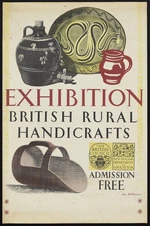 Williams, Samuel Marsh, 1908-1976: Exhibition. British rural handicrafts. Admission free. The British Council; New Zealand Department of Education [ca 1948]