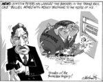 News. Winston Peters has labelled the bankers in the TransRail case, 'bullies armed with money belonging to the people of New Zealand'. "Shades of the Swinebox Inquiry!" Fake, Richwrong. 4 July, 2007