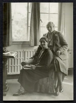 Mrs H J Lovell-Smith and Mrs R Puflett, both from the Hastings Women's Community Club - Photograph taken by H J Lovell-Smith