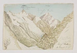 Haast, Johann Franz Julius von, 1822-1887: Head of Mathias 23 March 1866. Mt Tancred, Mt Carus