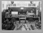 Construction of the organ in the Hall of Memories at Waitaki Boys High School in Oamaru