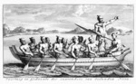 Gilsemans, Isaac :Vaertuig en Gedaente der inwoonders van Selandia Nova. P. 173 [Amsterdam, 1705]