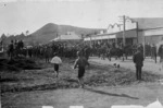 A crowd in Waihi during the 1912 miners' strike