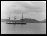 HMS Opal in Port Chalmers harbour