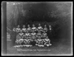 Group portrait of the Port Chalmers Football Team, Third grade, Season 1915.