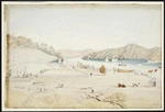 Aubrey, Christopher, fl 1868-1906 :[Paterson Inlet, Stewart Island]. 1879.