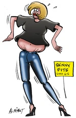 Skinny Fits. Sizes 4-6. 5 December, 2005