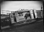 Kelburn cable car travelling on the incline, Wellington