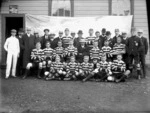 Members of the Australian rugby team in Nelson