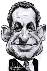Nicolas Sarkozy. 23 April, 2007.
