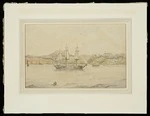 Mundy, Godfrey Charles, 1804-1860 :Auckland from the harbour. [December 1847].