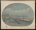 Fraser, I T[allon?] B, fl 1860s :Mangatawhiri Creek near Queen's Redoubt. [ca 1864].