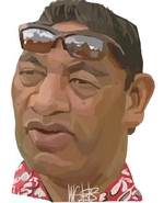 Webb, Murray, 1947- :Hone Harawira [ca 5 February, 2005]