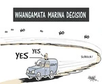 WHANGAMATA MARINE DECISION. "No no no no no - screech - yes yes." 20 December, 2006.