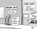Virginia News. "How could this happen?" Virginia Tech University shooting. Gun shop - sporting, target, self-defence - Free trials. 18 April, 2007
