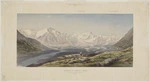 Gully, John 1819-1888 :Sources of Godley River, Classen and Godley Glaciers, 3550 feet [1862]