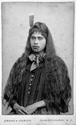 Grand & Dunlop, fl 1876-1880 :Portrait of Susan Jury (Te Aitu-o-te-rangi Wikitoria Jury, also known as Sue Materoa Jury)