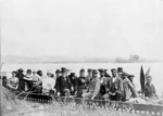 Beattie & Sanderson :Group portrait of Premiers visit to Huntly, escorting King Mahuta back to Waahi