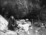Harper, Arthur Paul, 1865-1955: Charles Edward Douglas at the bivouac up Craigs Creek