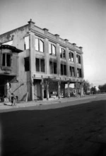 Hannah's Building in Napier, after the 1931 earthquake