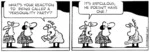 "What's your reaction to being called a 'personality party'?" "It's ridiculous, he doessn't have one." 18 January, 2007