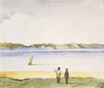 [Fox, William] 1812-1893 :[Russell from Paihia. ca 1850. Panorama, part 3]