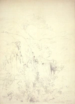 [Angas, George French] 1822-1886 :Tawenu falls of Mokau Oct 17 [1844]