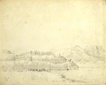 [Angas, George French] 1822-1886 :Rotoaira Lake - Motupoi Pa - Tongariro Oct 24[?] [1844]