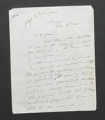Translated Maori letters to John White and other Government officials