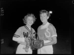 Vernice Carthew and Alma Coulson, softball players