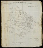 [Creator unknown] :Kuku farm land, Horowhenua County, Blocks IV & VII Waitohu S.D., Wellington Land District. [ms map with annotations]. [ca. 197-?]