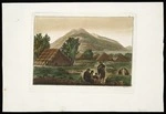 [Webber, John] 1751-1773 :[The inside of a hippah in New Zealand, 1778-1779. Plate] 69 [Etched by] Fumagalli. [Milan? G. Ferrario, 1827?]