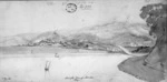 Fox, William 1812-1893 :Part of the town of Dunedin, Otago. W. Fox. Jan. 1849