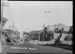 Shakespeare Road, Napier, after the 1931 Hawke's Bay earthquake