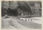 Landing stores in Denham Bay, Raoul Island