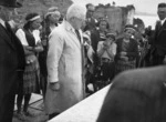 Netherlands delegation unveiling a memorial at Tarakohe during the Tasman tercentennial celebrations