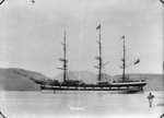 Sailing ship Rakaia in Dunedin