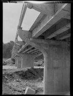 Melling Bridge, Lower Hutt, under construction