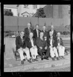 Unidentified life members of the Victoria Bowling Club, Wellington
