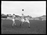 Chatham Cup Soccer match between Seatoun and Wanganui Settlers, Basin Reserve, Wellington