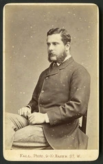 Fall, T (London) fl 1870s-1890s :Portrait of unidentified man