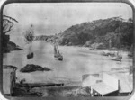 Ships and Charleston harbour