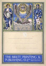 [Moran, Joseph Bruno], 1874?-1952 :Auckland star; veritas, honestas.  [1930s?].